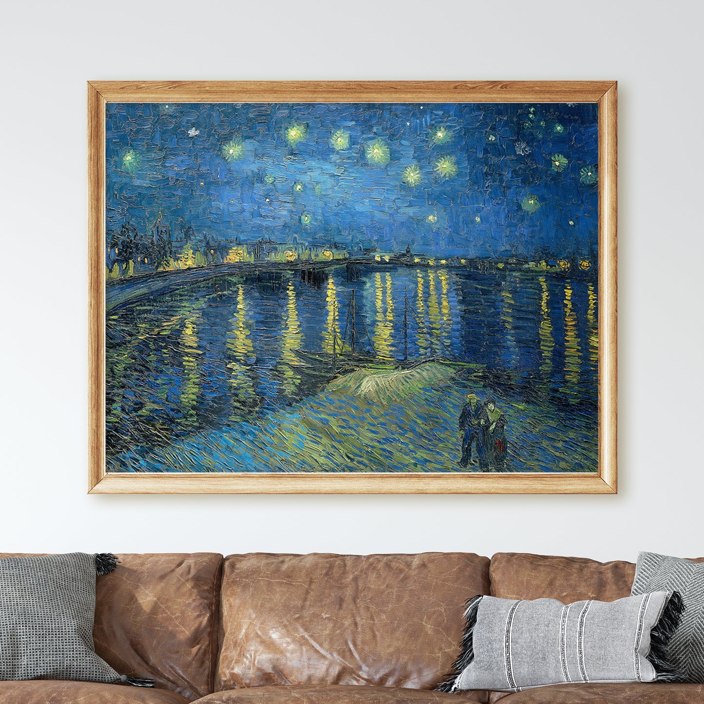 Starry Night Over the Rhone (1888) by Van Gogh
