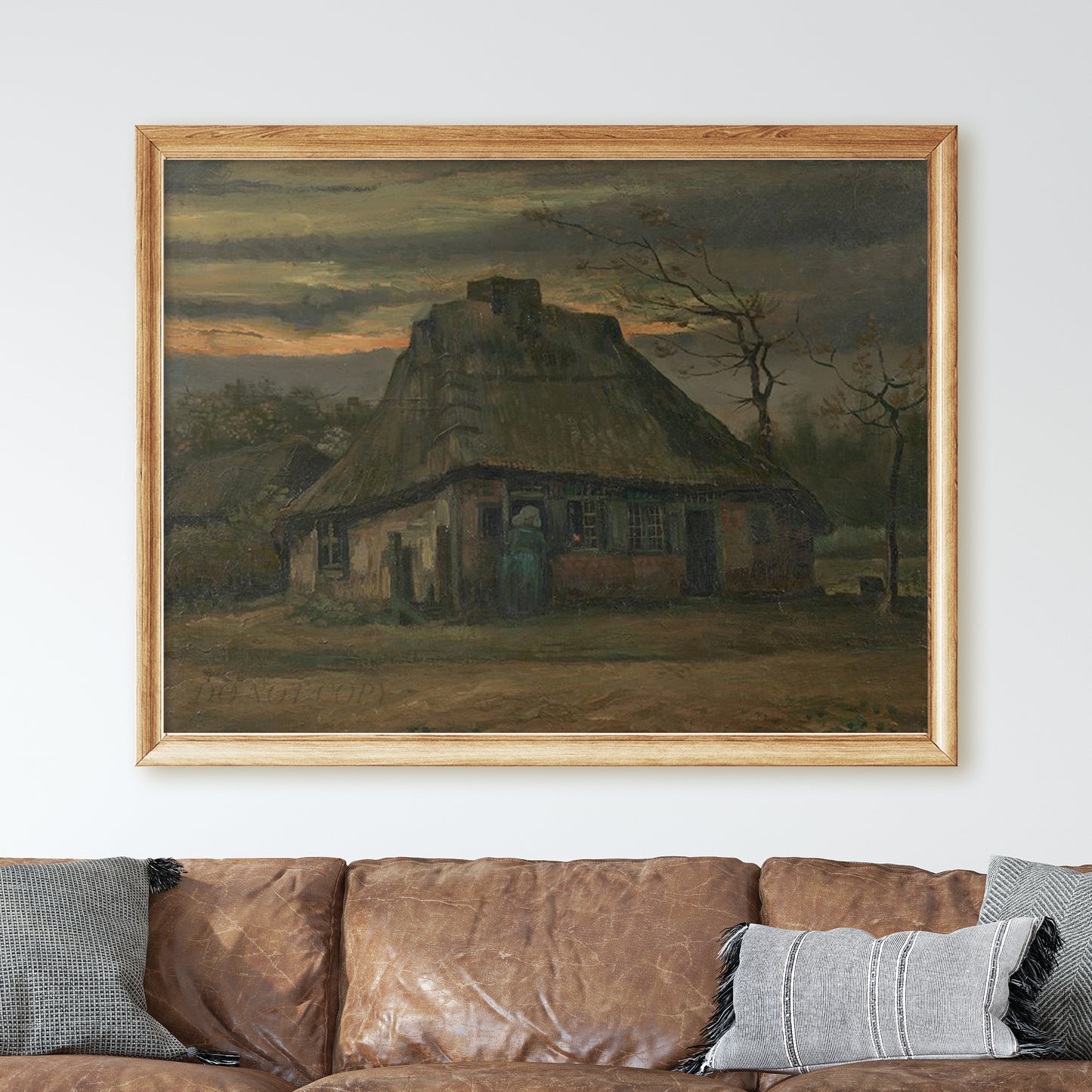 The Cottage (1885) by Van Gogh