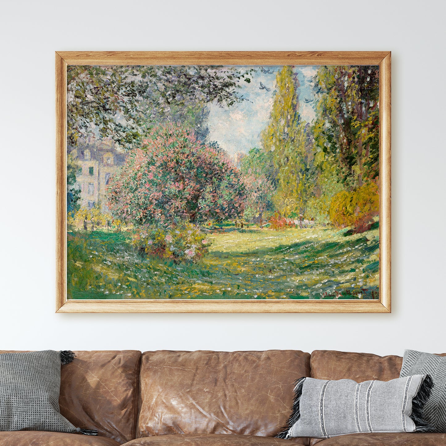 The Parc Monceau (1876) by Claude Monet