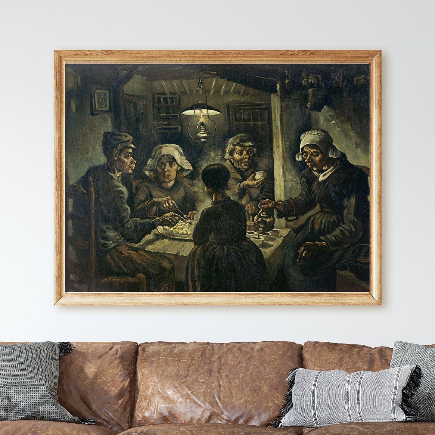 The Potato Eaters (1885) by Van Gogh