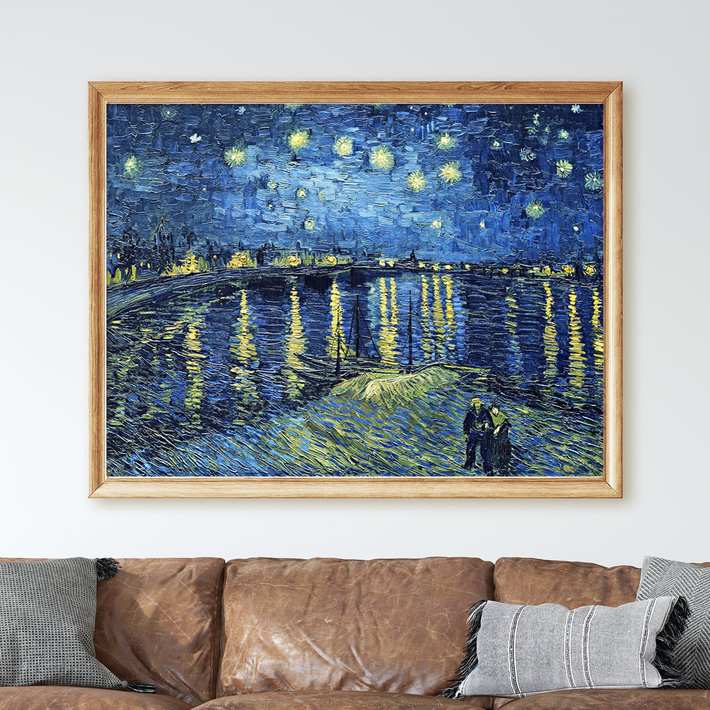 Starry Night Over the Rhône by Van Gogh