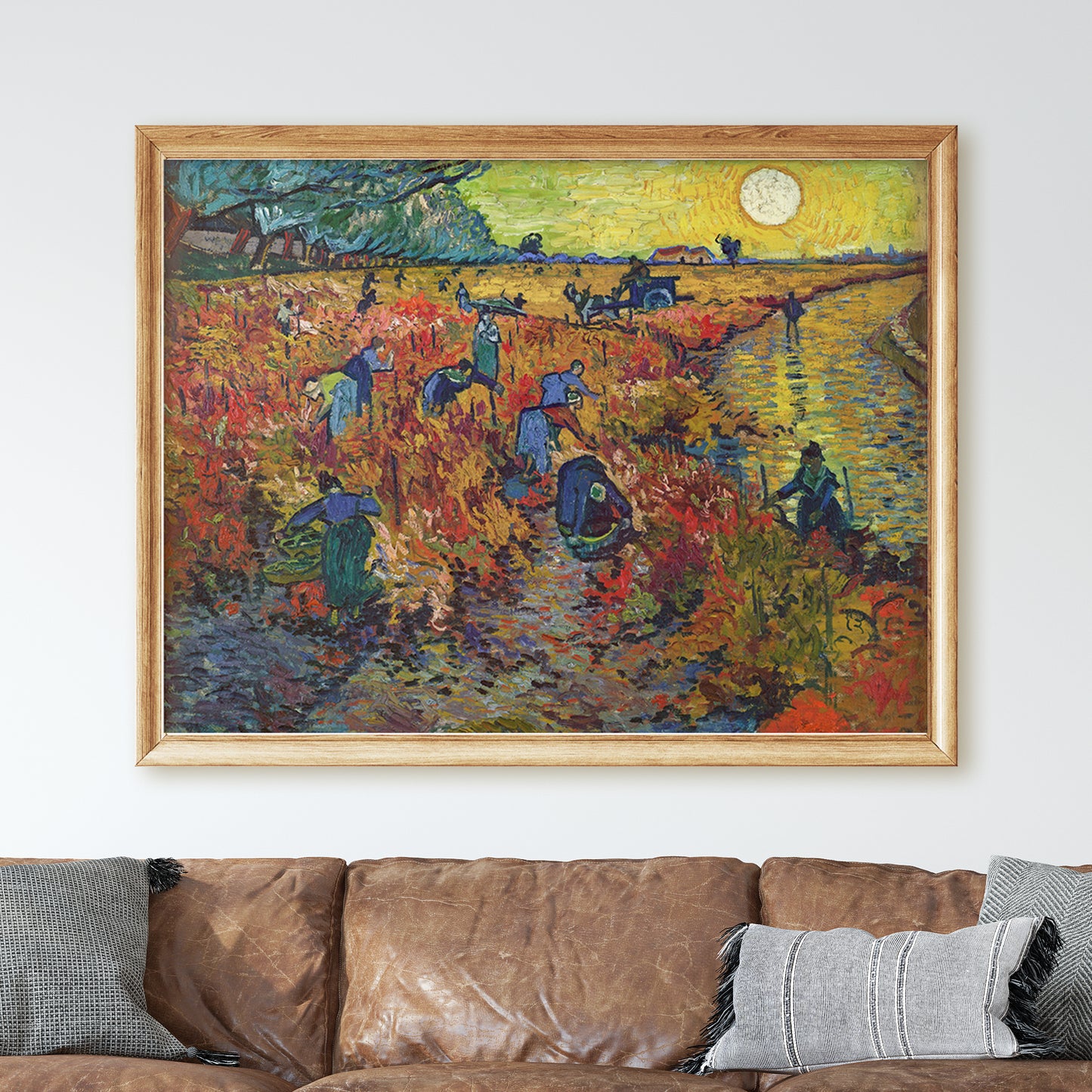 The Red Vineyard (1888) by Van Gogh