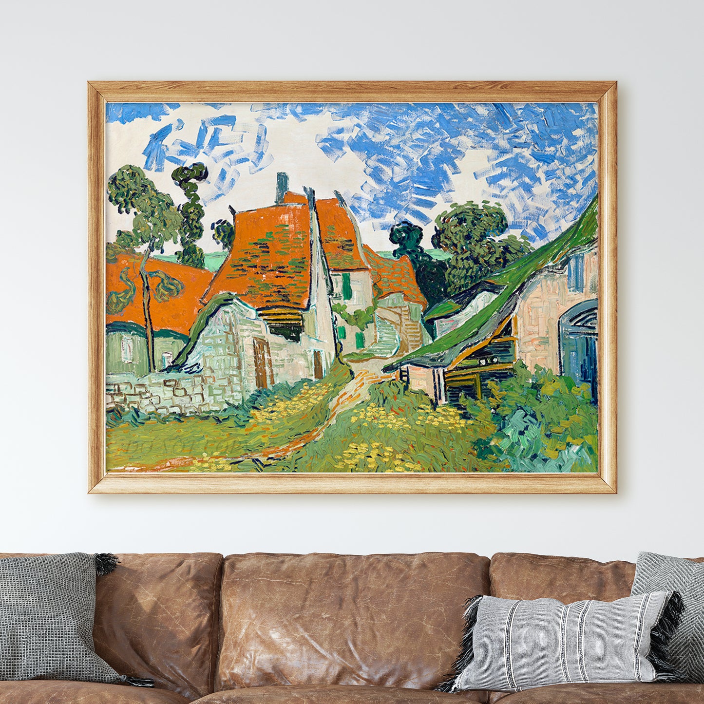 Street in Auvers-sur-Oise (1890) by Van Gogh