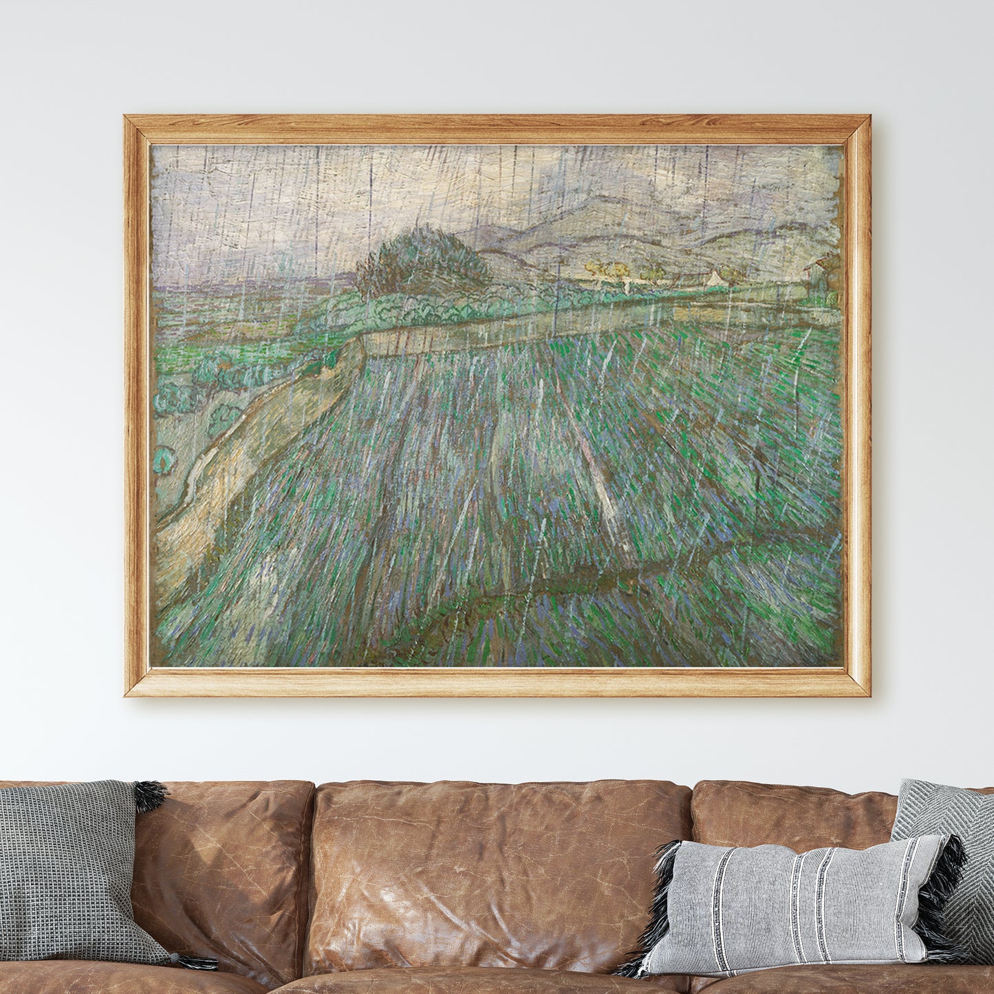 Dutch Rain (1889) by Van Gogh