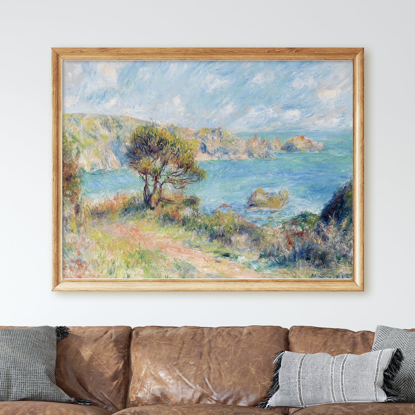 View at Guernsey (1883) by Pierre-Auguste Renoir