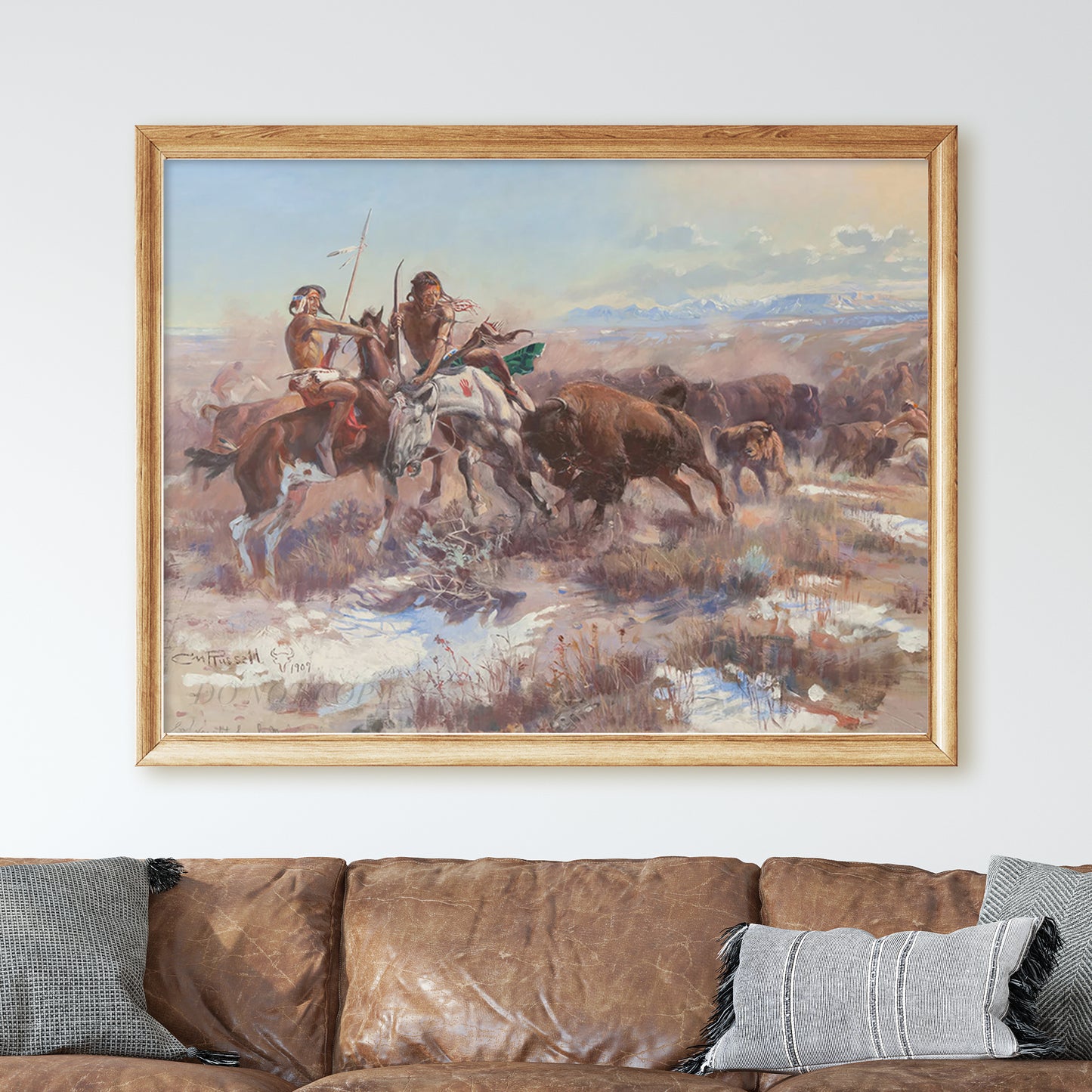 The Wounded Buffalo Charles M Russell