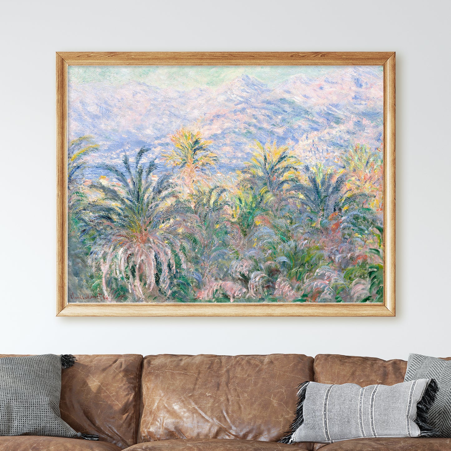 Palm Trees at Bordighera (1884) by Claude Monet