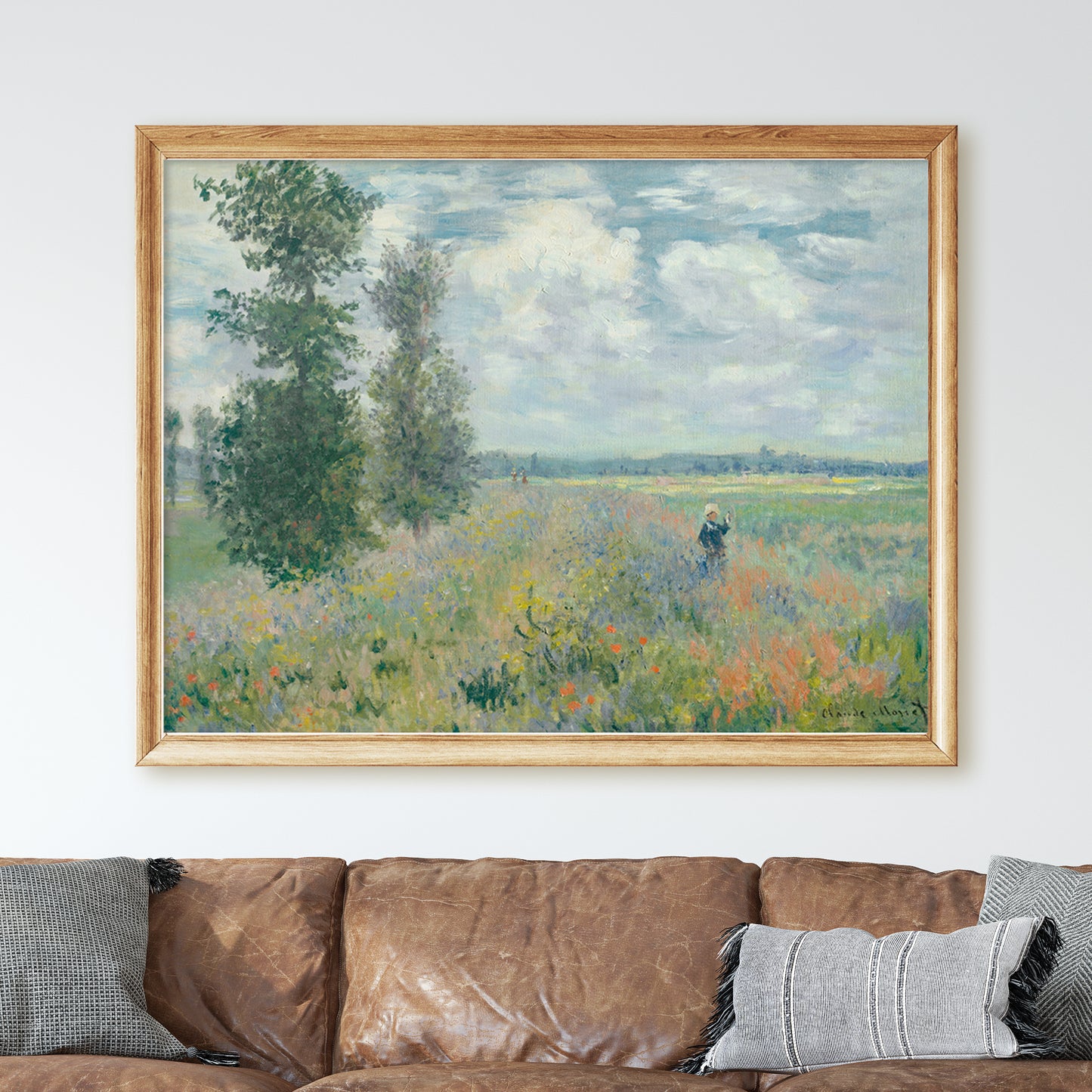 Poppy Fields near Argenteuil (1875) by Claude Monet