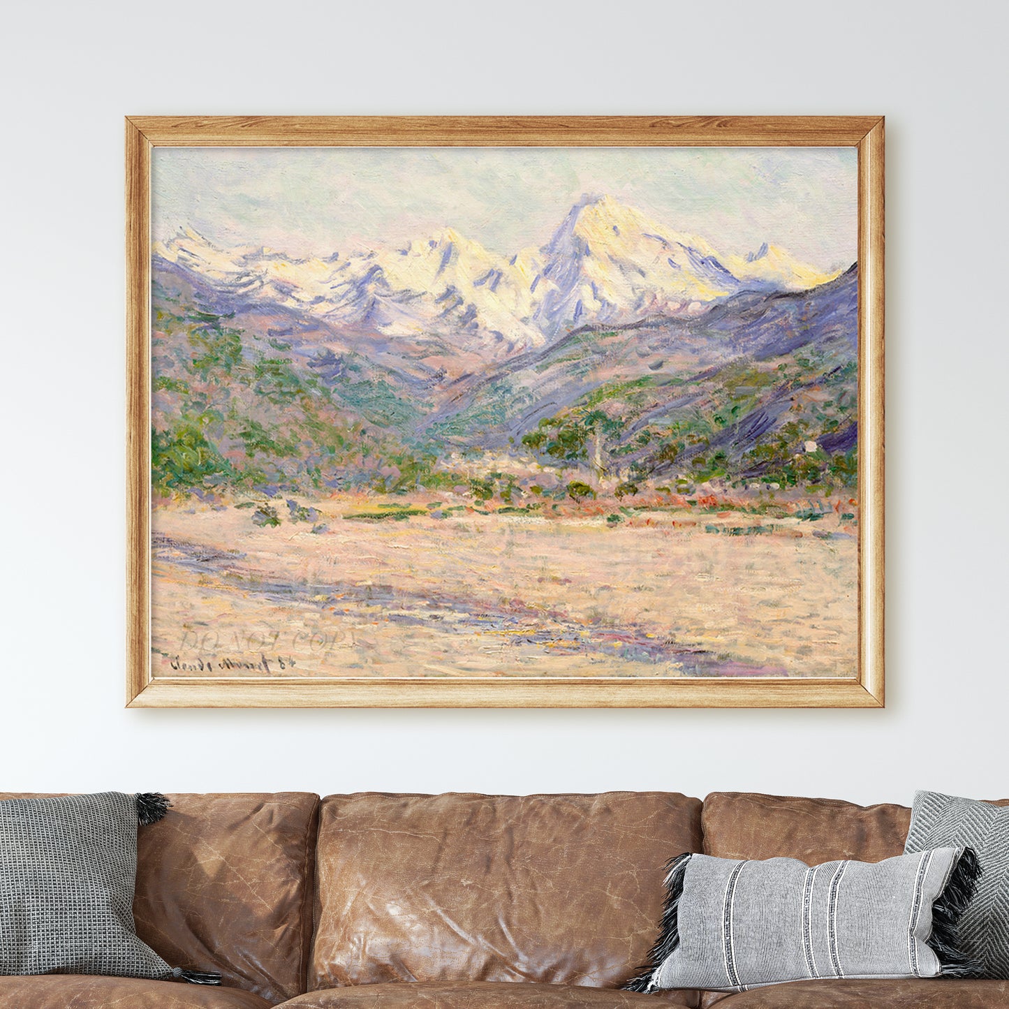 The Valley of the Nervia (1884) by Claude Monet