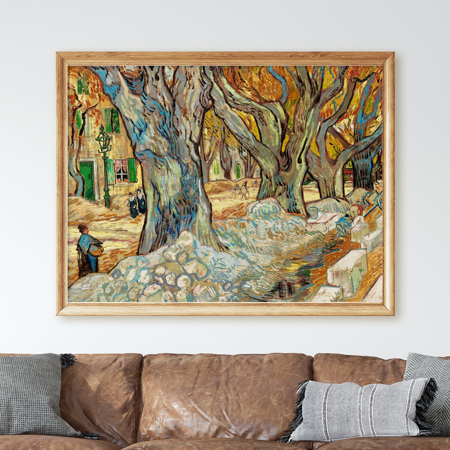 The Large Plane Trees (1889) by Van Gogh