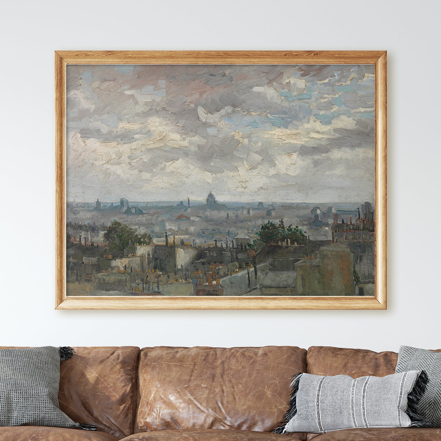 View of Paris (1886) by Van Gogh