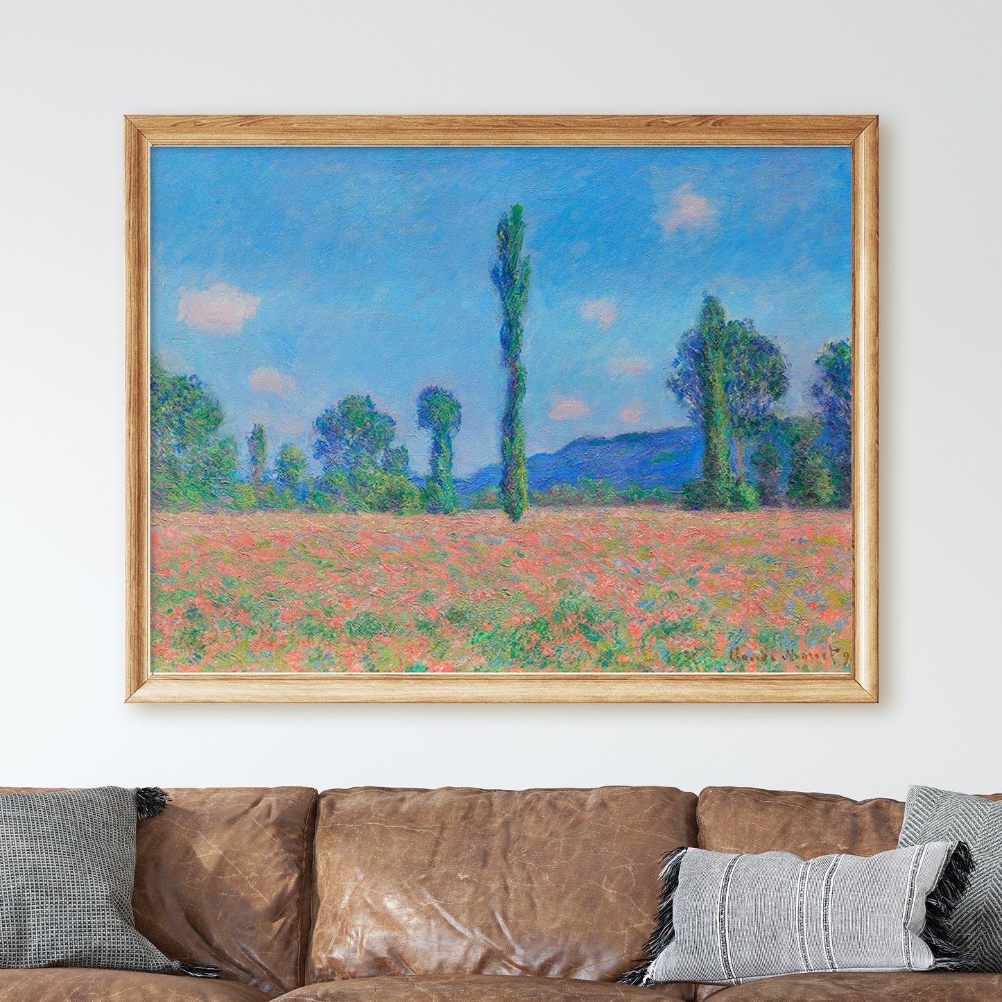 Poppy Field, Giverny (1890–1891) by Claude Monet