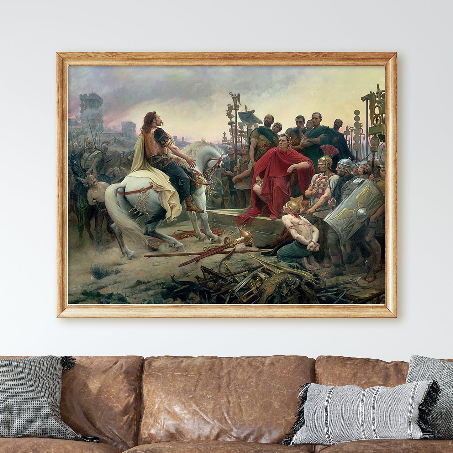 Vercingetorix throws down his arms at the feet of Julius Caesar