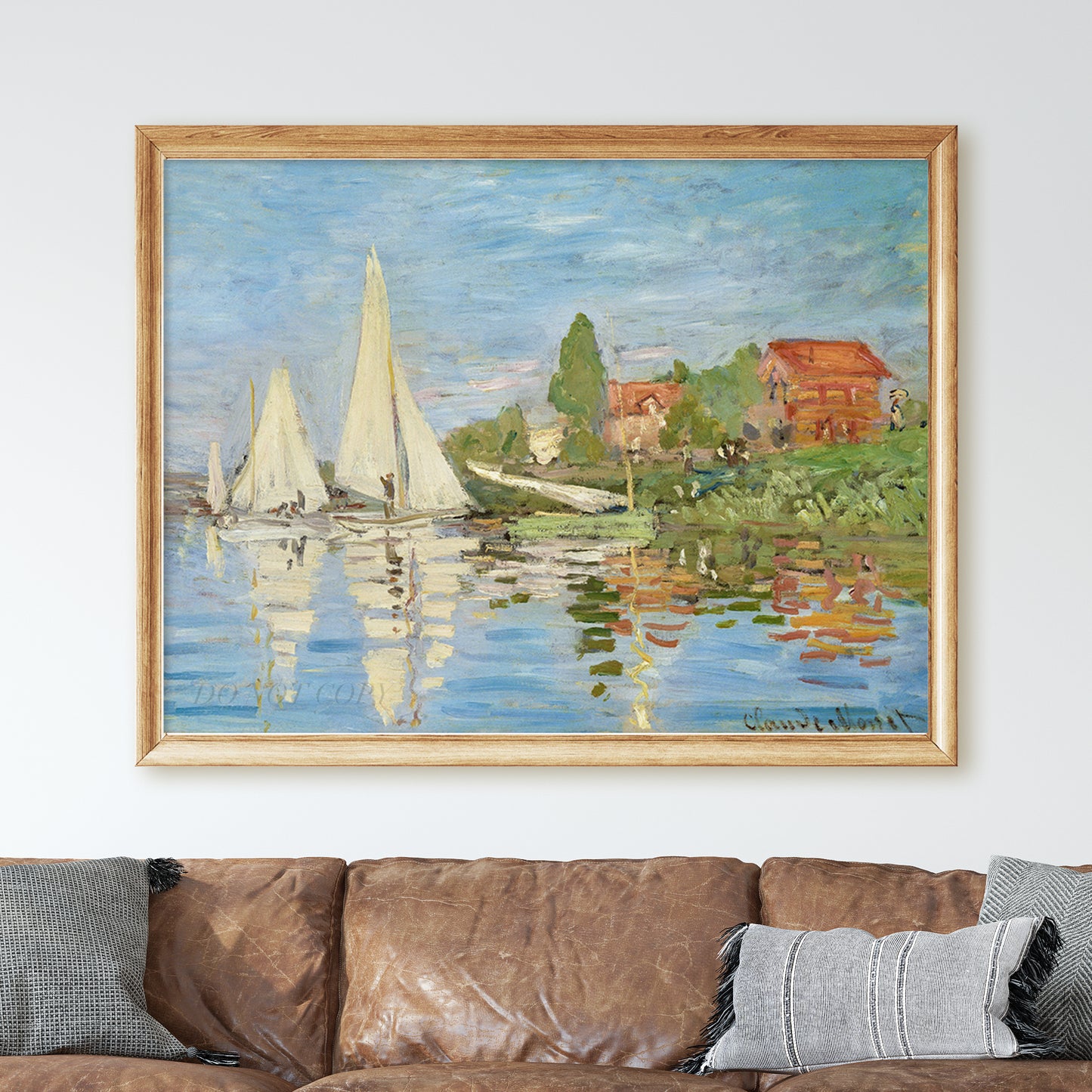 Regattas at Argenteuil (1872) by Claude Monet