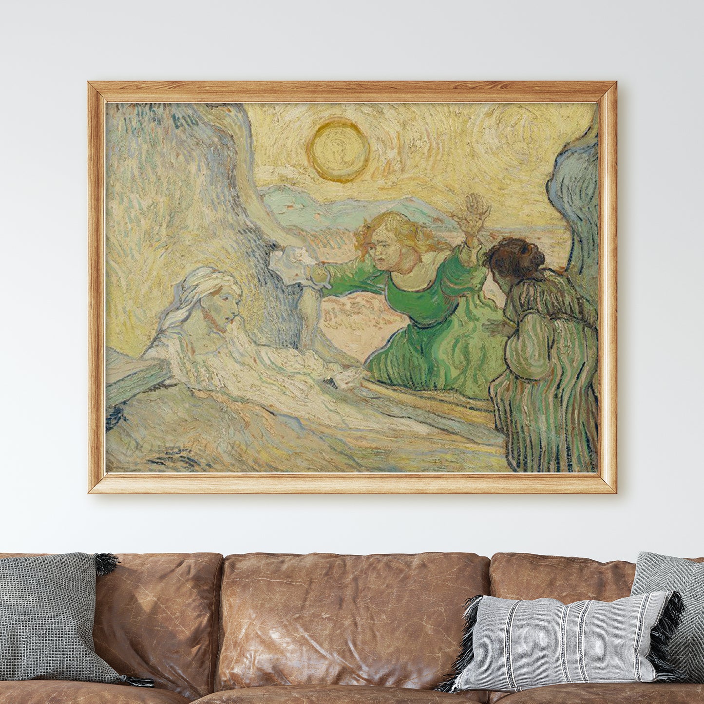 The Raising of Lazarus (1890) by Van Gogh