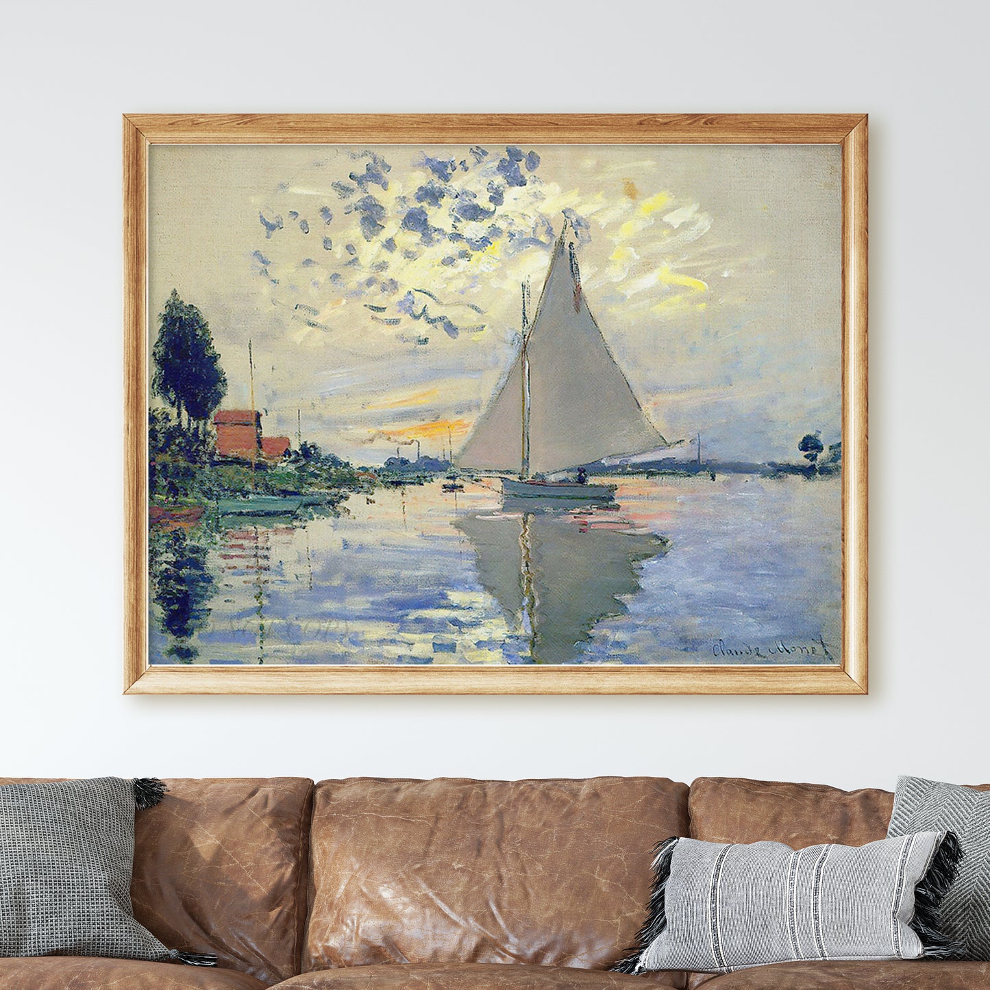 Sailboat by Claude Monet