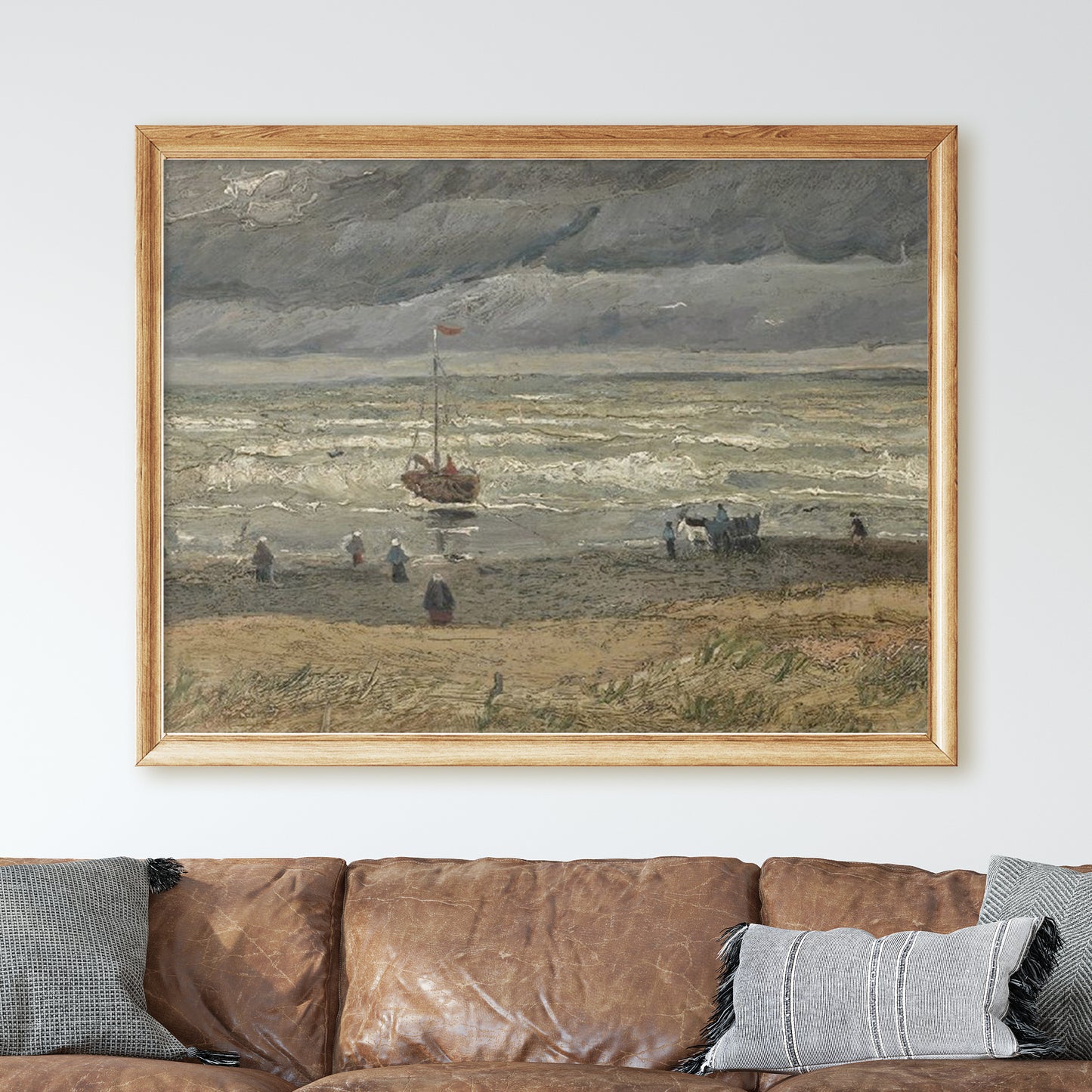 View of the Sea at Scheveningen (1882) by Van Gogh