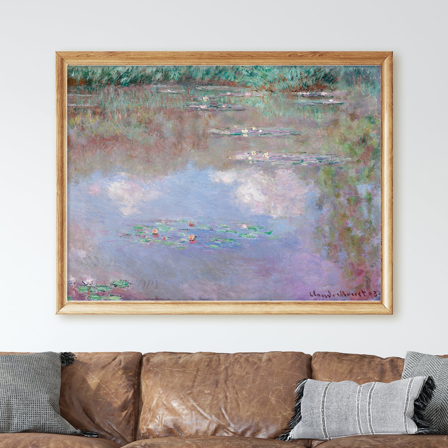 The Water Lily Pond (Clouds) (1903) by Claude Monet