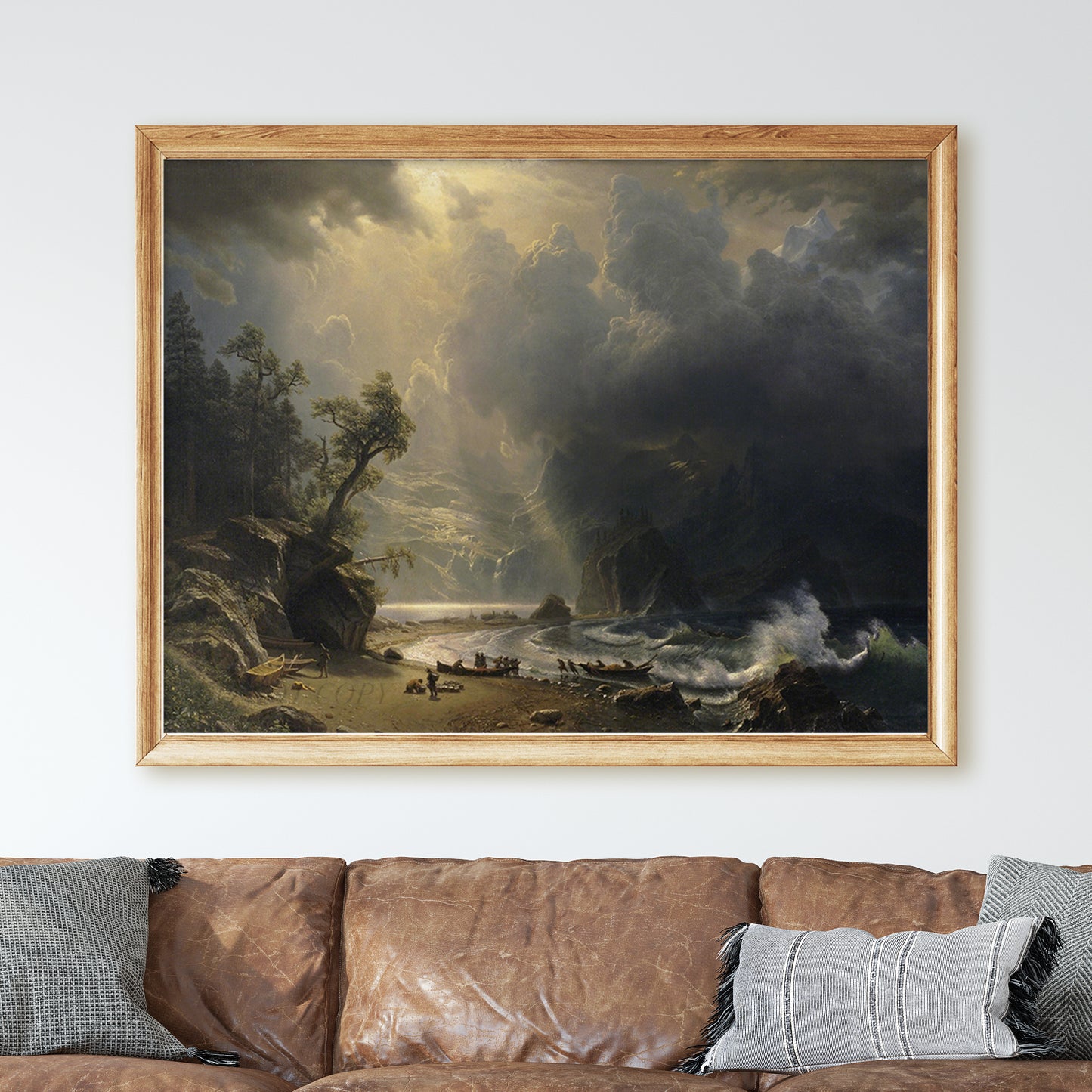 Puget Sound on the Pacific Coast (1870) by Albert Bierstadt