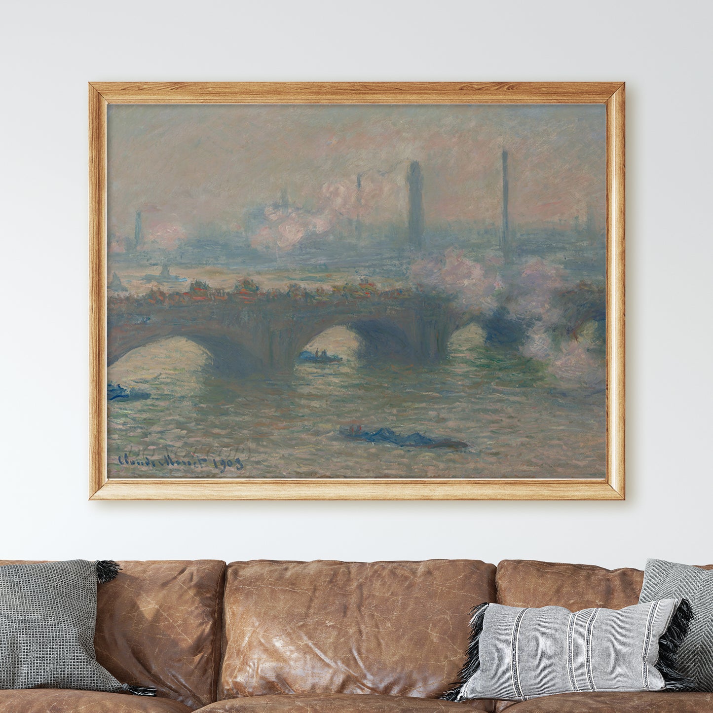 Waterloo Bridge, Gray Day (1903) by Claude Monet