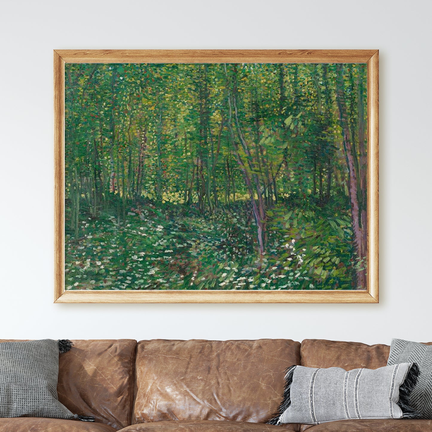 Trees and Undergrowth (1887) by Van Gogh