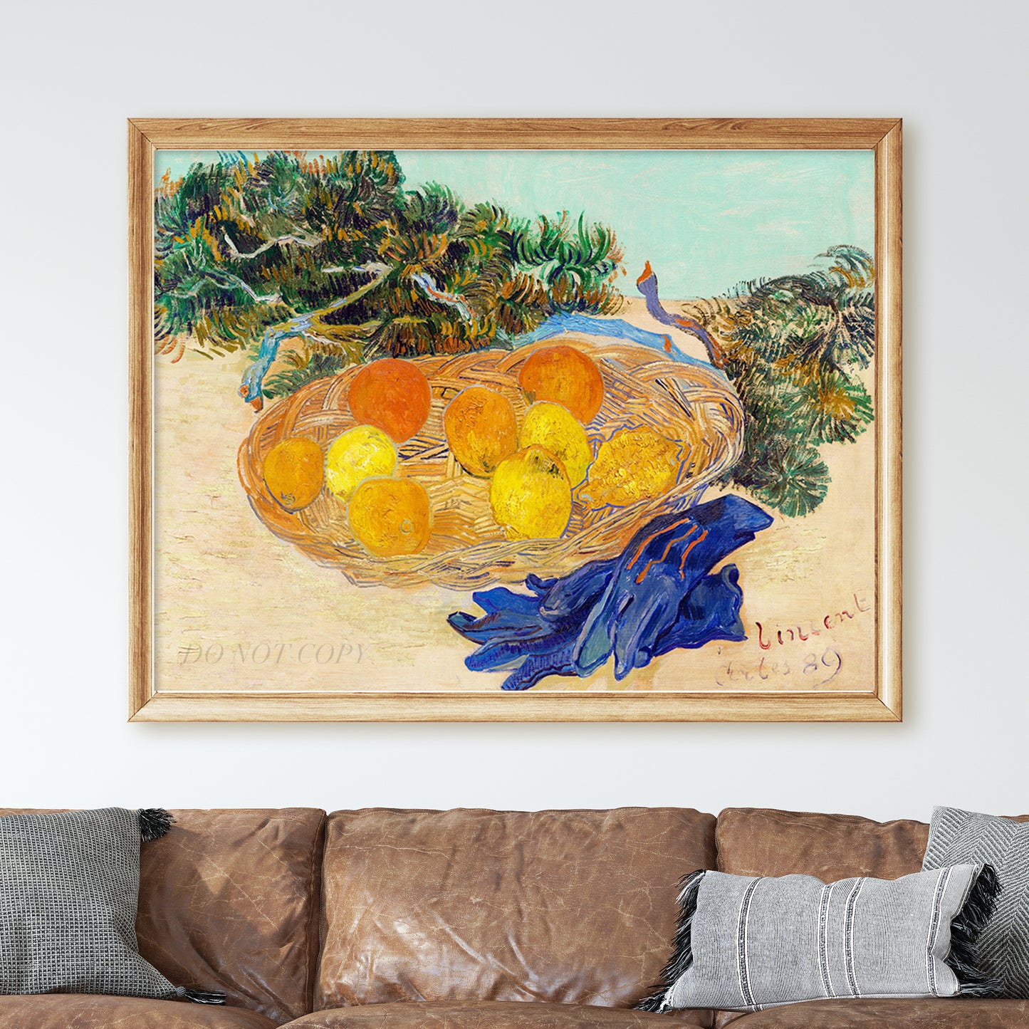 Oranges and Lemons with Blue Gloves (1889) by Van Gogh