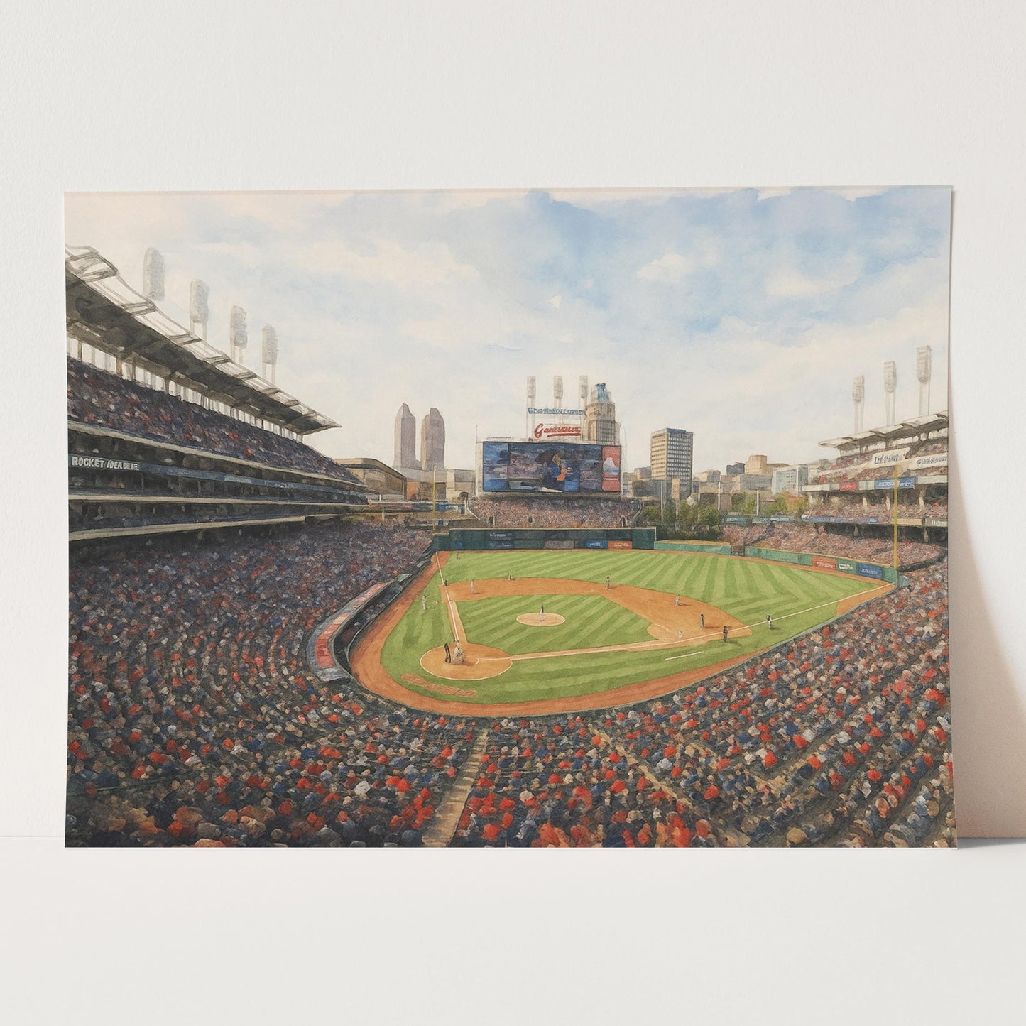 Progressive Field Watercolor Painting