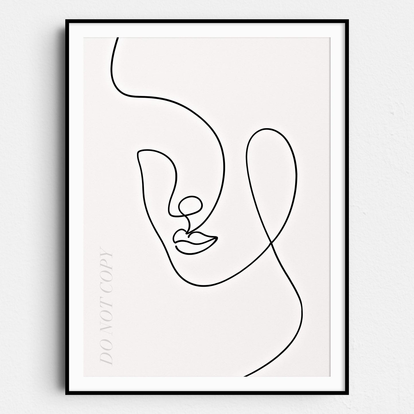 Face Of A Woman Line Art