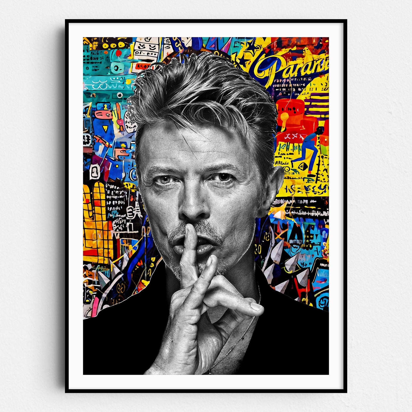 Banksy David Bowie Shush