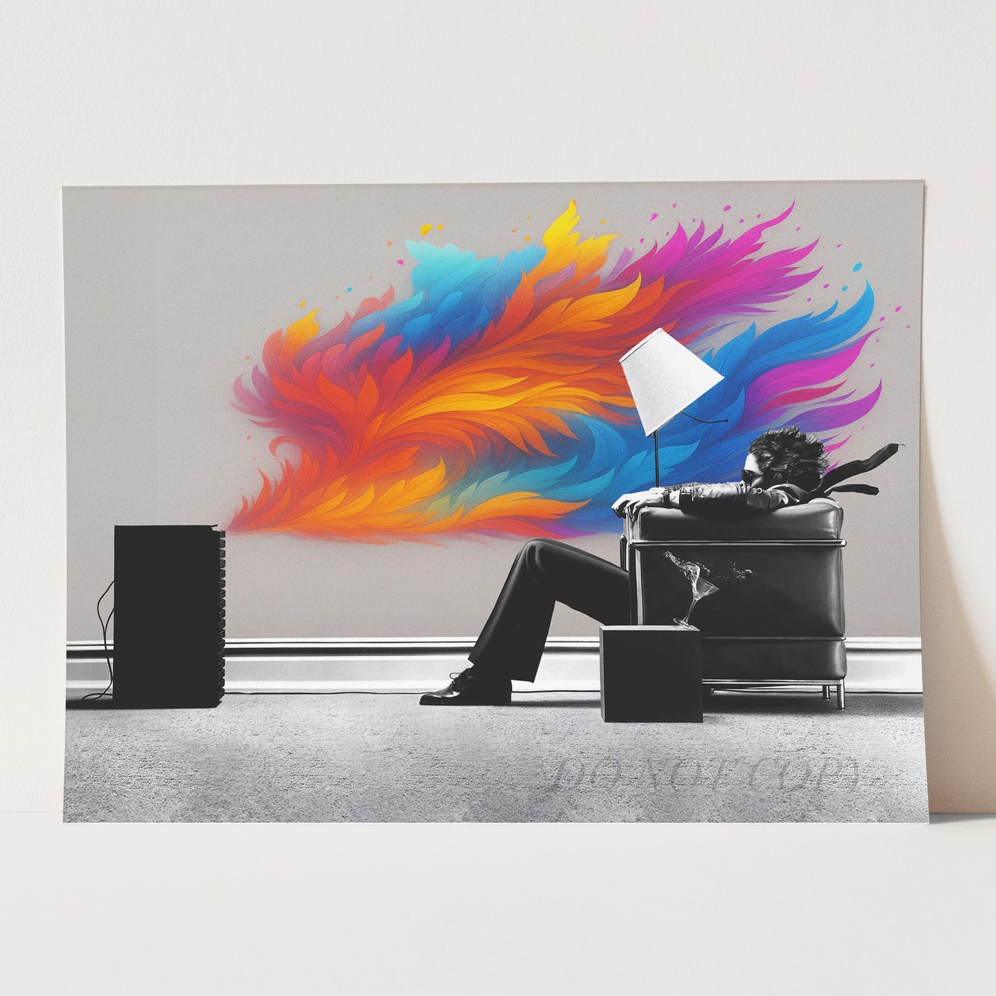 The Blown Away Guy Colorful Speaker