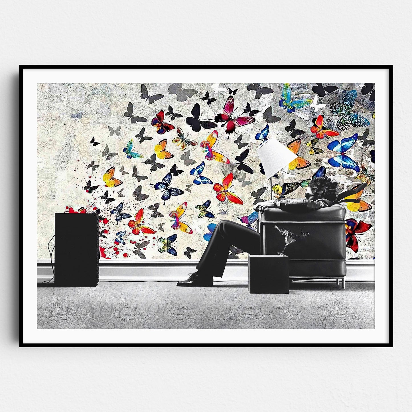 The Blown Away Guy Banksy Butterfly