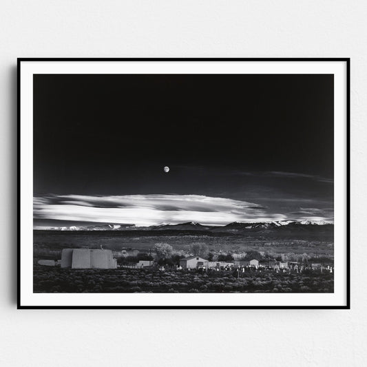 Moonrise New Mexico, Ansel Adams