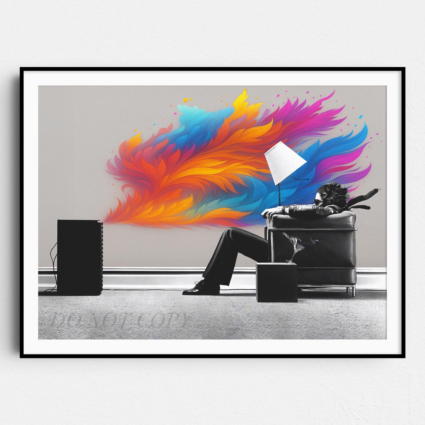 The Blown Away Guy Colorful Speaker