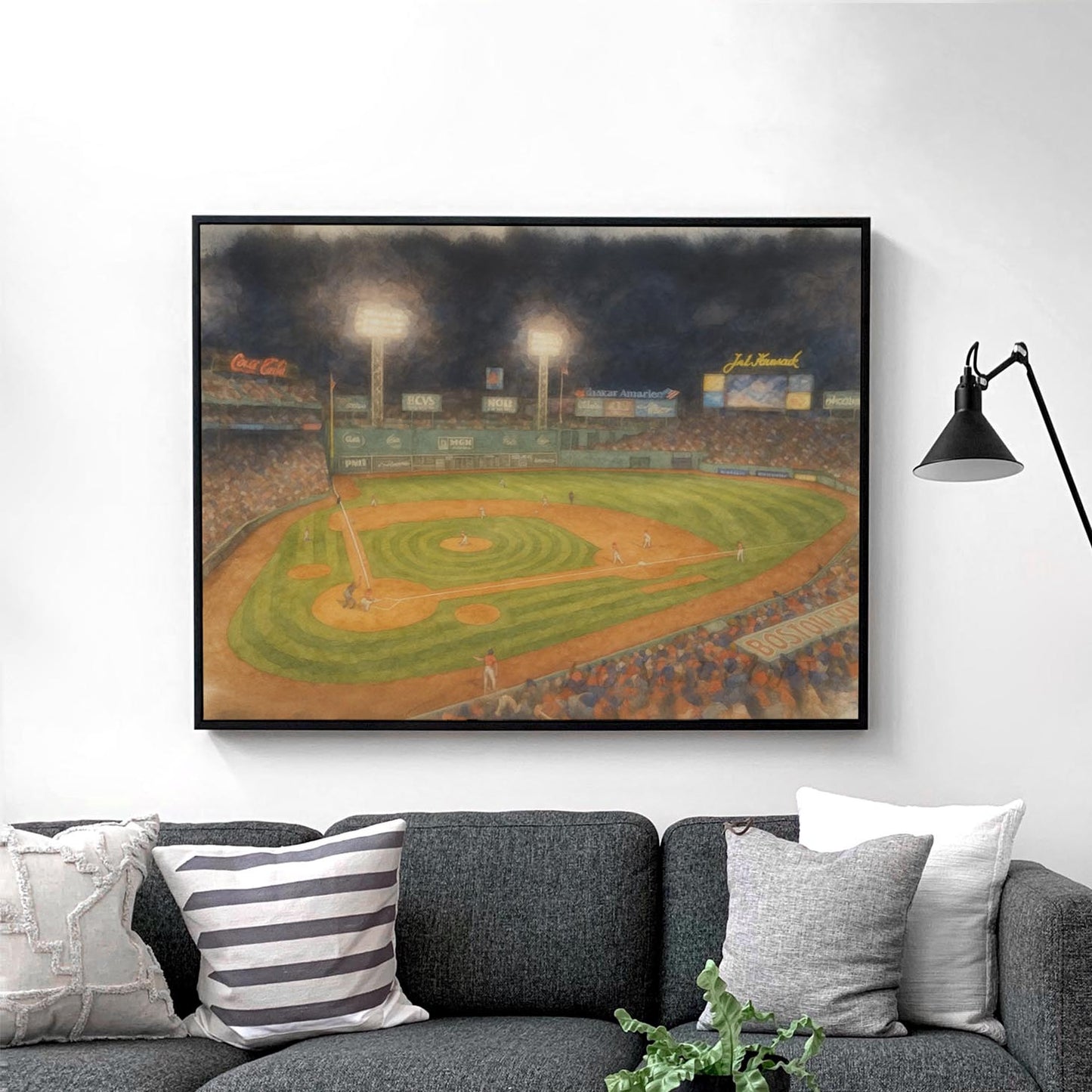 Fenway Park Watercolor Painting