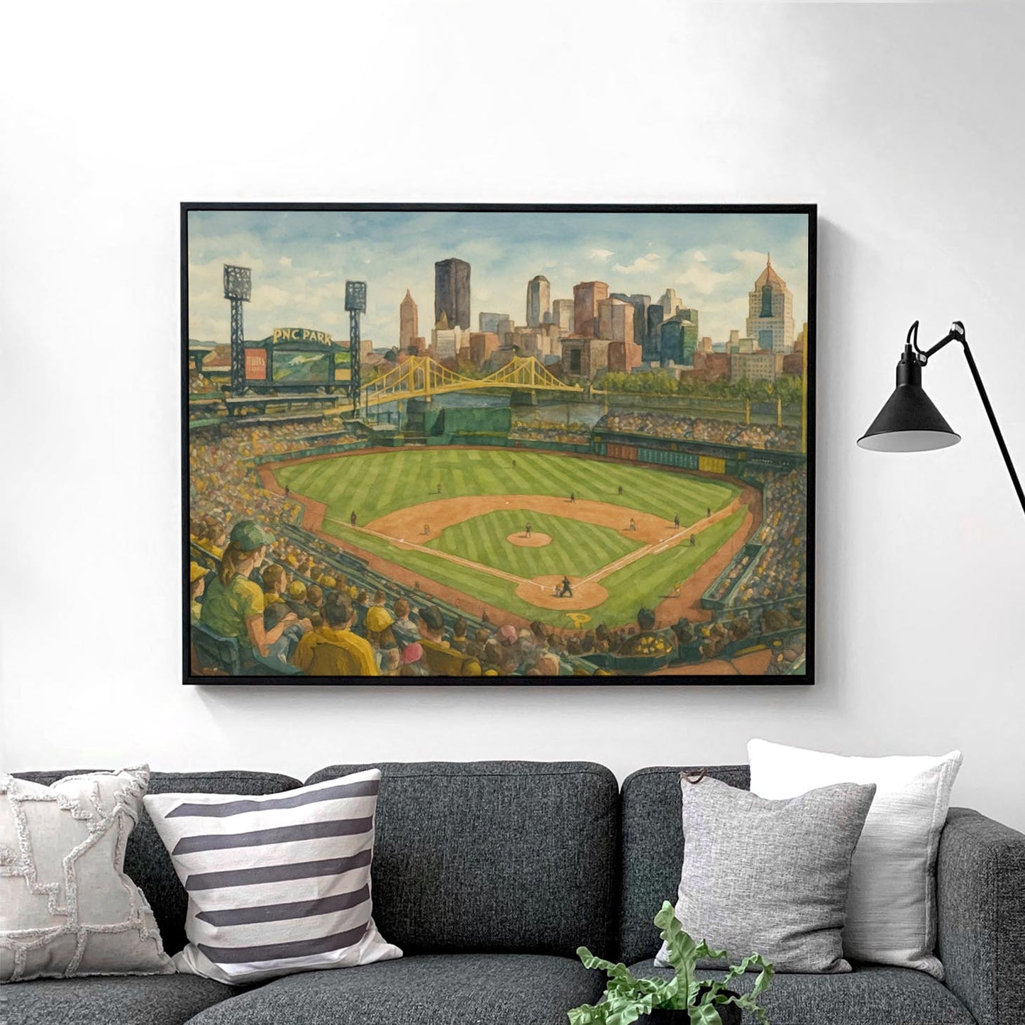 PNC Park Watercolor Painting