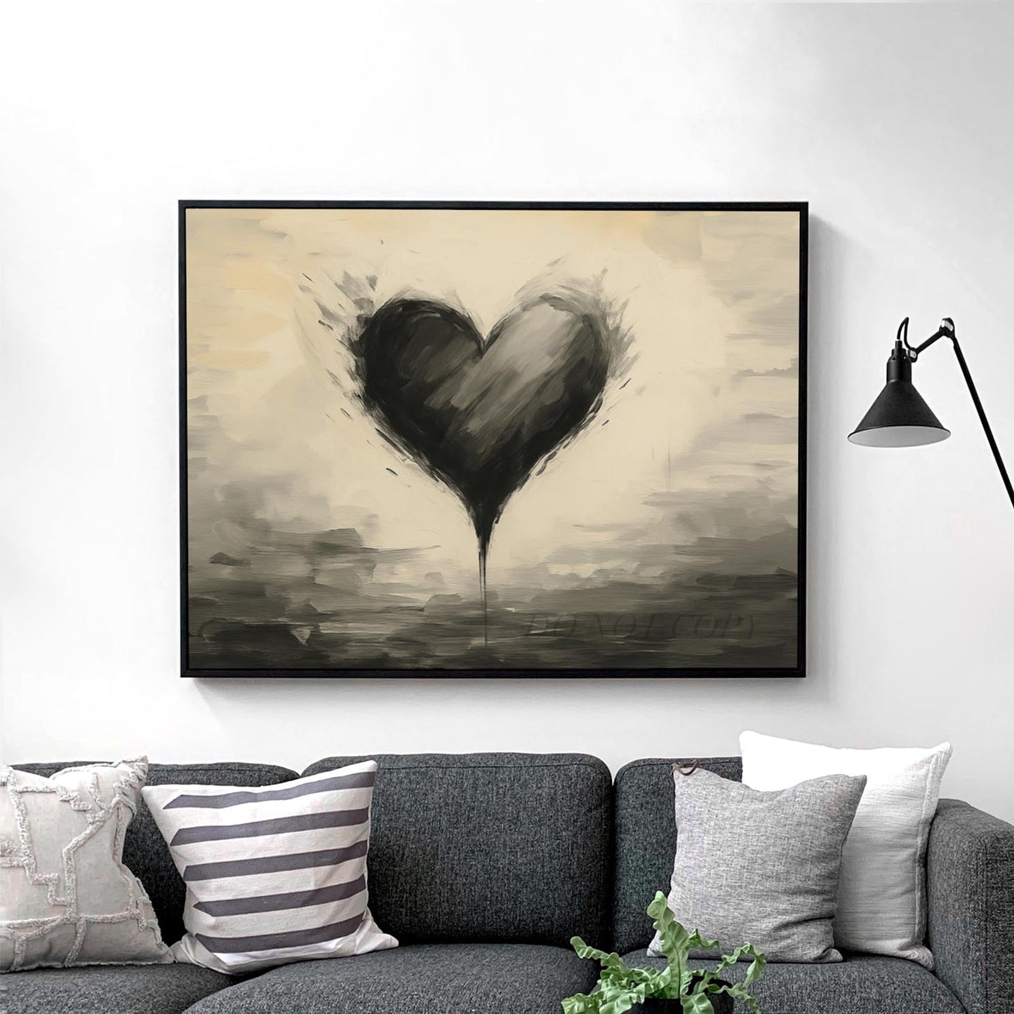 Charcoal Heart