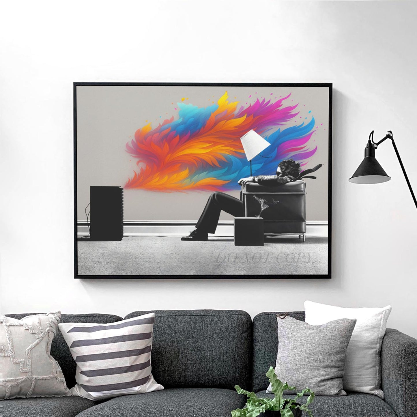 The Blown Away Guy Colorful Speaker