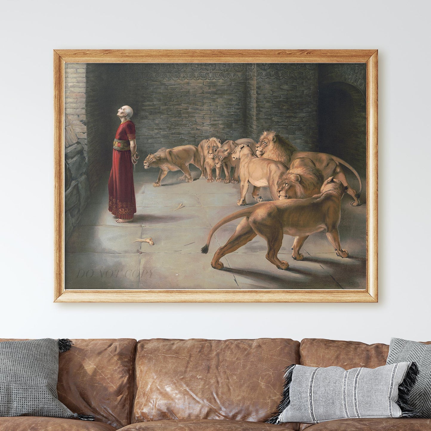 Daniel’s Answer To The King (1893) - Daniel In The Lion's Den
