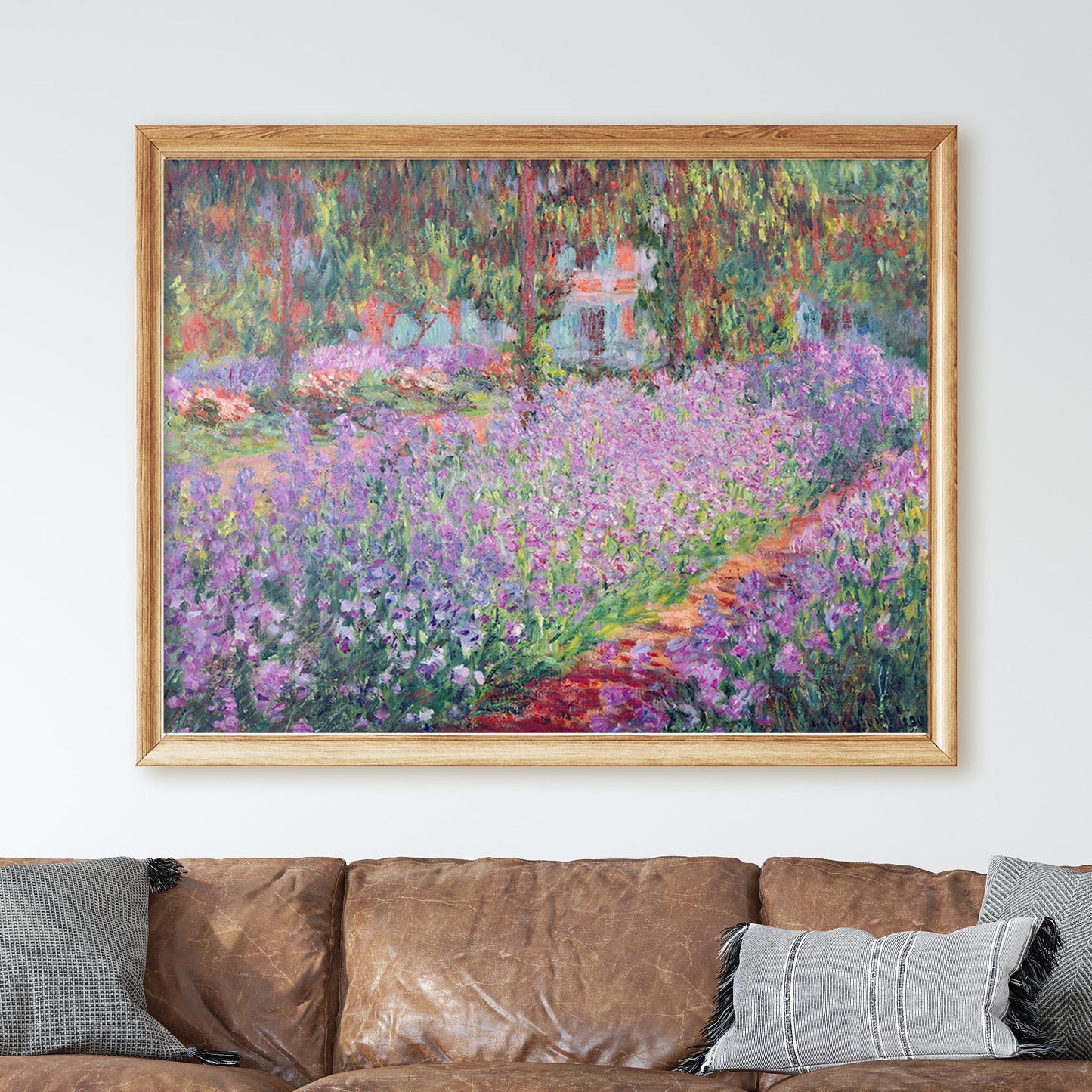 The Artists Garden at Giverny by Claude Monet