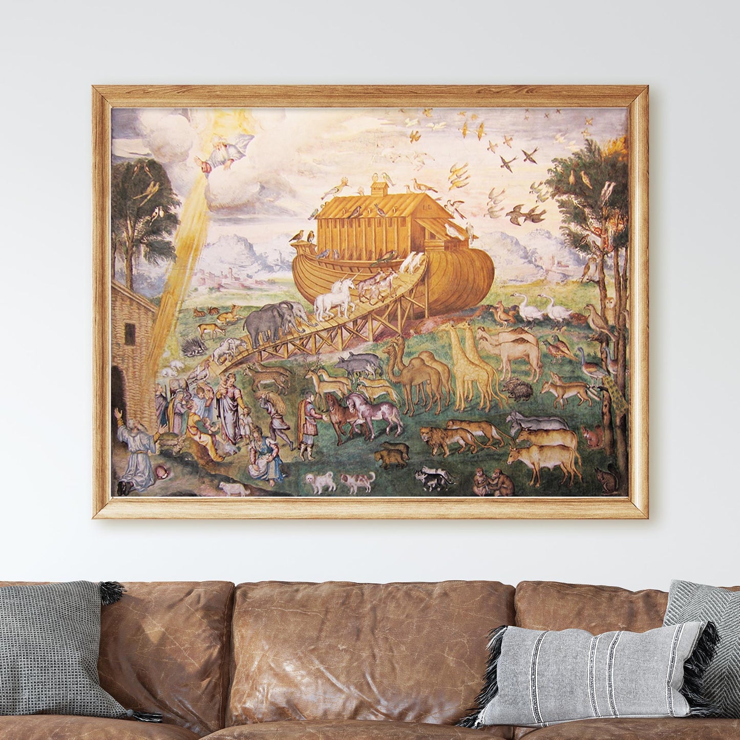 Noahs Ark - Rising in the Ark by Aurelio Luini