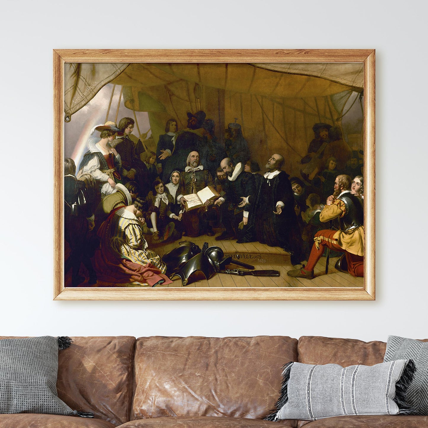Embarkation Of The Pilgrims