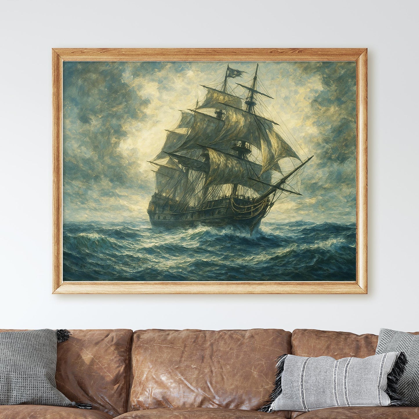 The Black Pearl On The High Seas