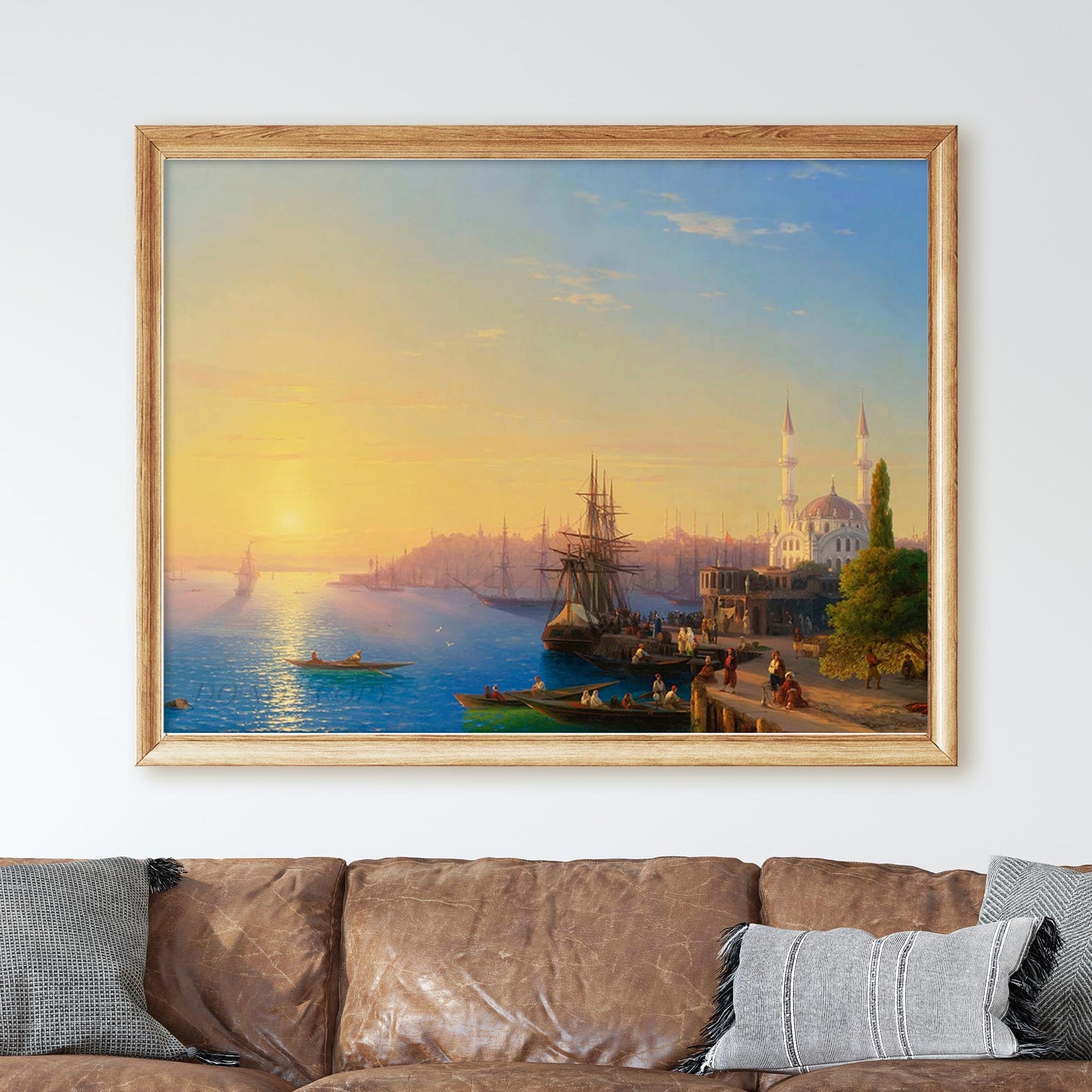 View Of Constantinople And The Bosphorus (1856) Ivan Aivazovsky