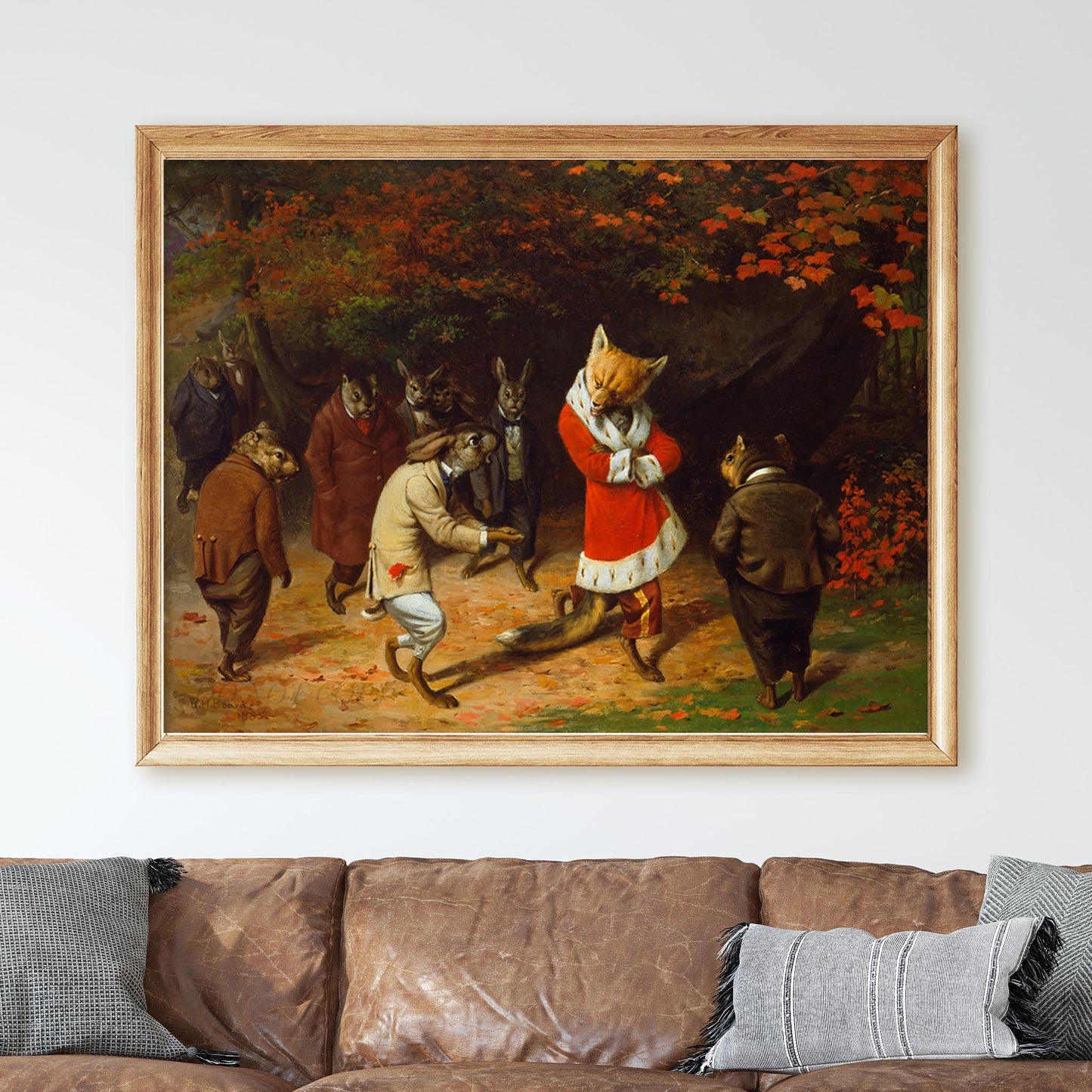 His Majesty Receives, 1885 by William Holbrook Beard