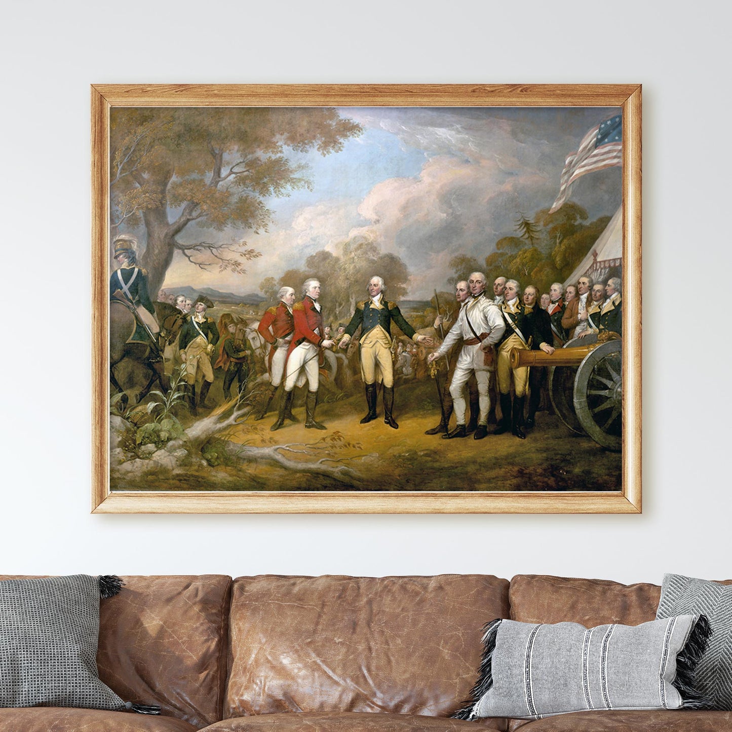 Surrender of General Burgoyne by John Trumbull