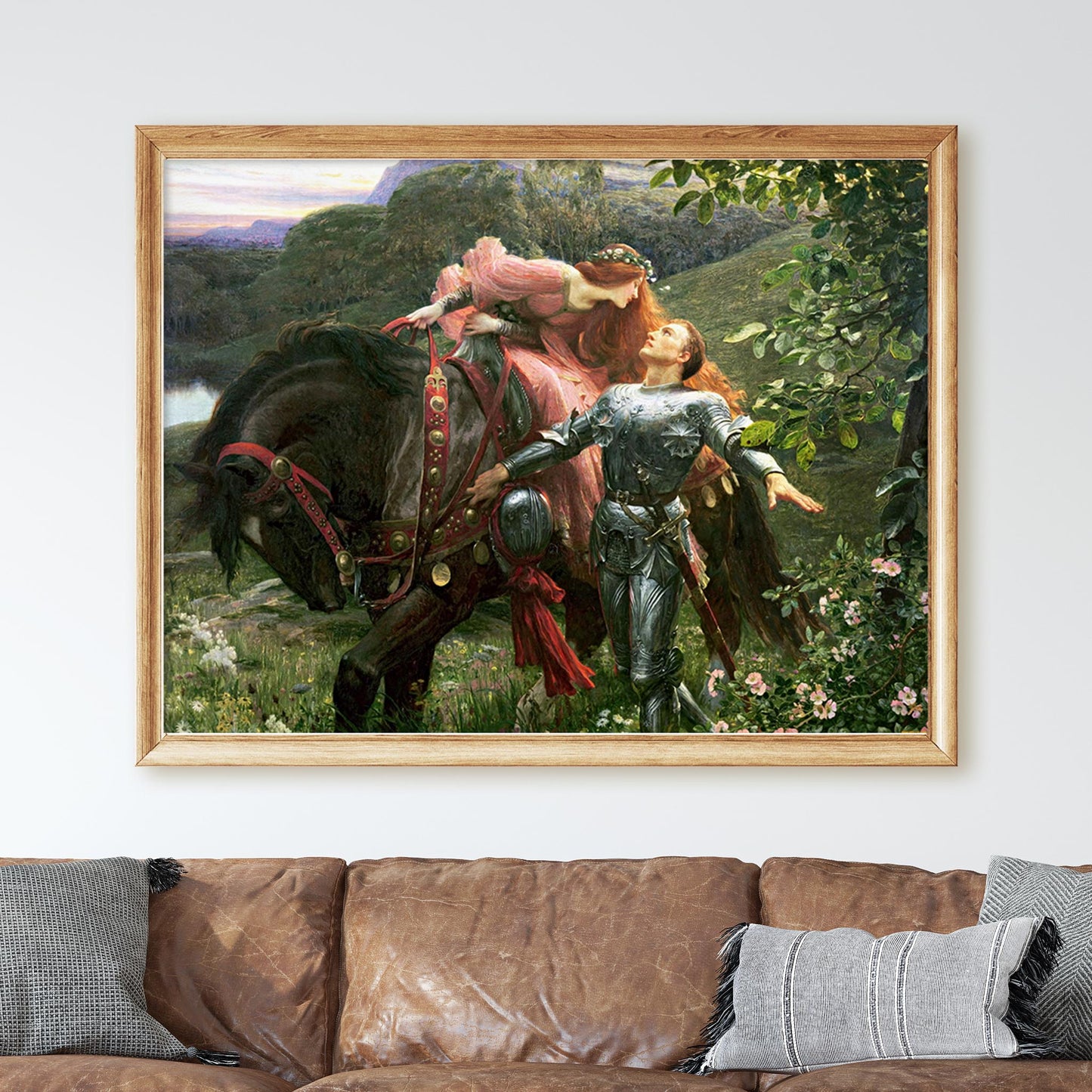 La Belle Dame Sans Merci By Sir Frank Dicksee