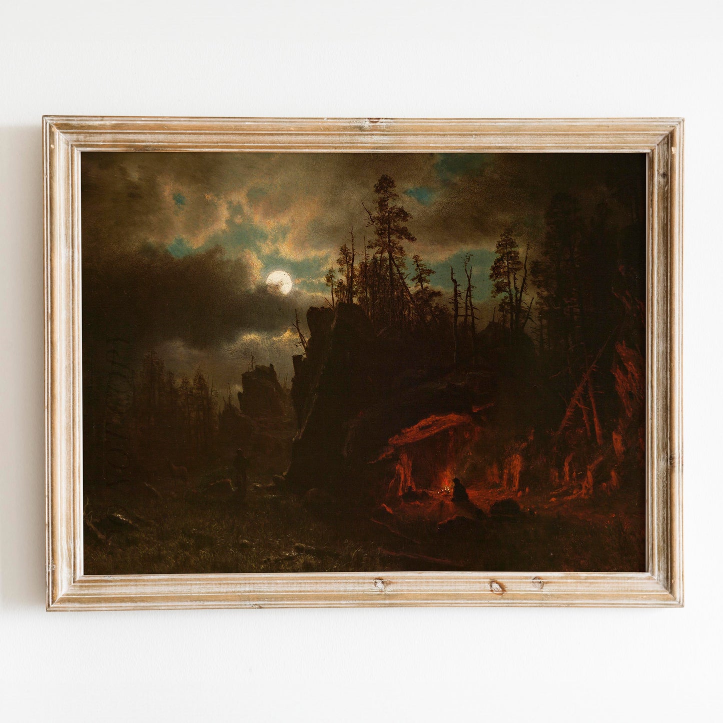 Trapper's Camp by Albert Bierstadt