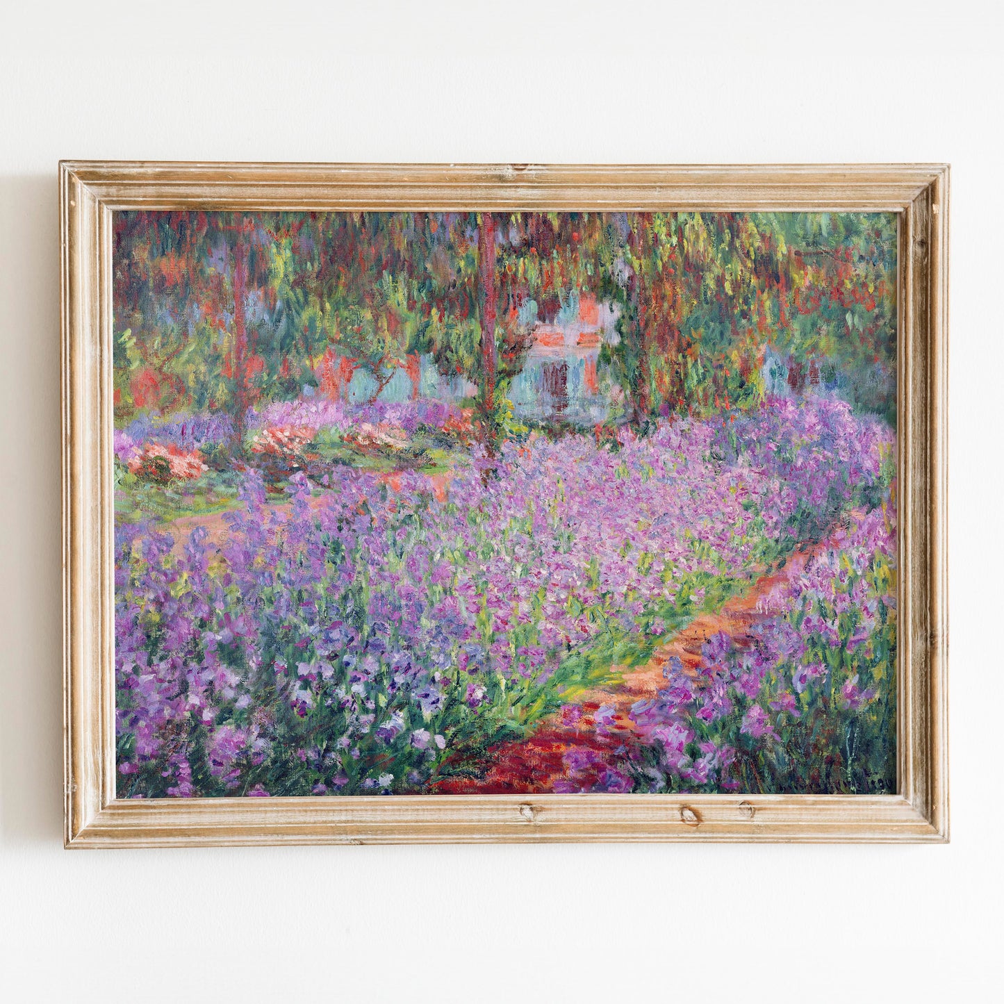 The Artists Garden at Giverny by Claude Monet