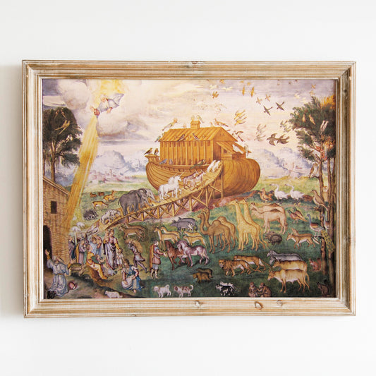 Noahs Ark - Rising in the Ark by Aurelio Luini