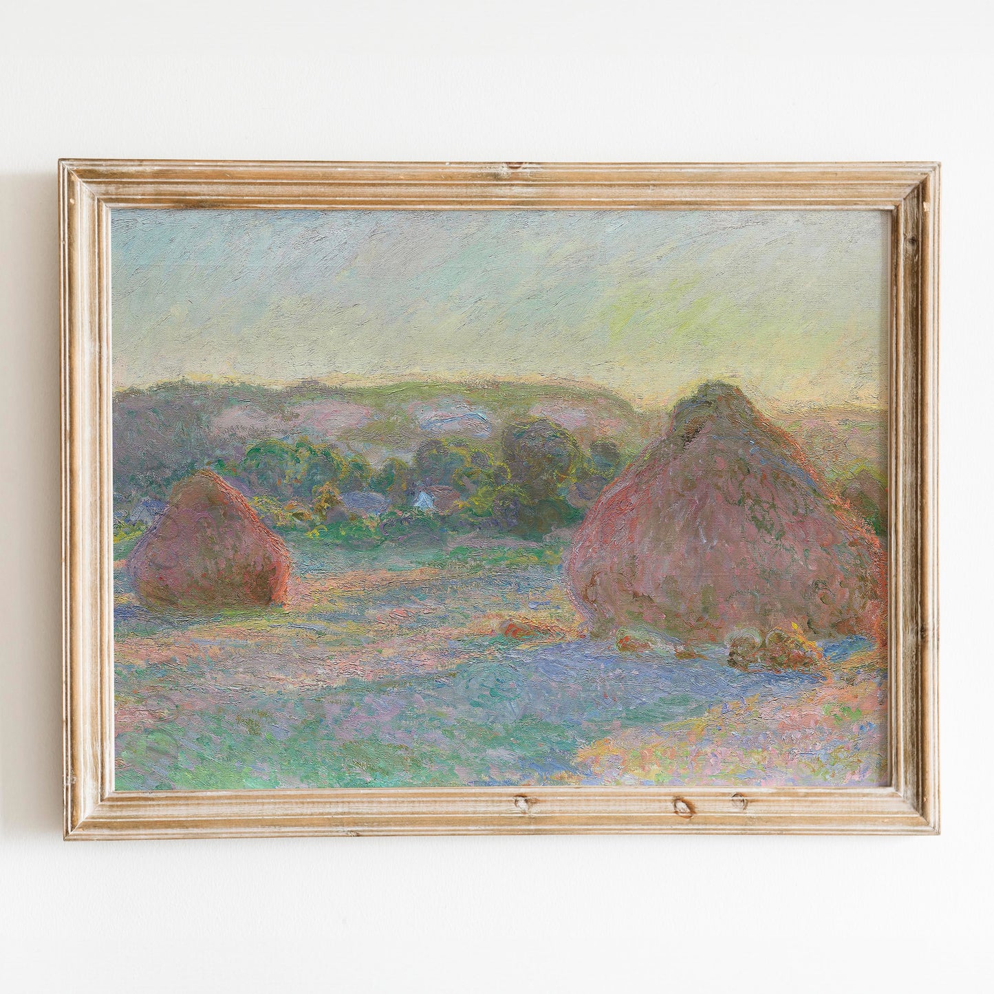 Stacks of Wheat (End of Summer) 1891 by Claude Monet